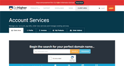 Desktop Screenshot of client.gohigheris.com